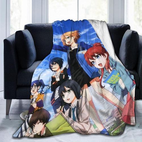 Shirobako Couverture Super Douce Et Confortable En Flanelle Microfi... on Productcaster.