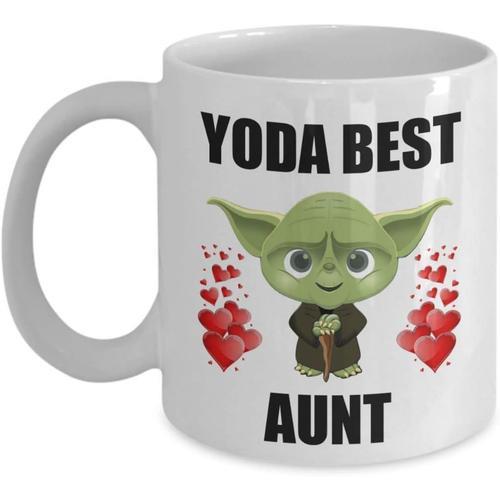 Yoda Meilleure Tante Cadeaux D'anniversaire Pour Elle - Star Wars S... on Productcaster.