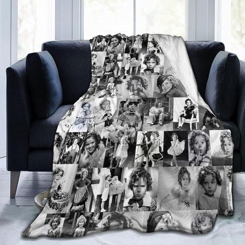 Shirley Temple Couverture Super Douce Et Confortable En Flanelle Mi... on Productcaster.