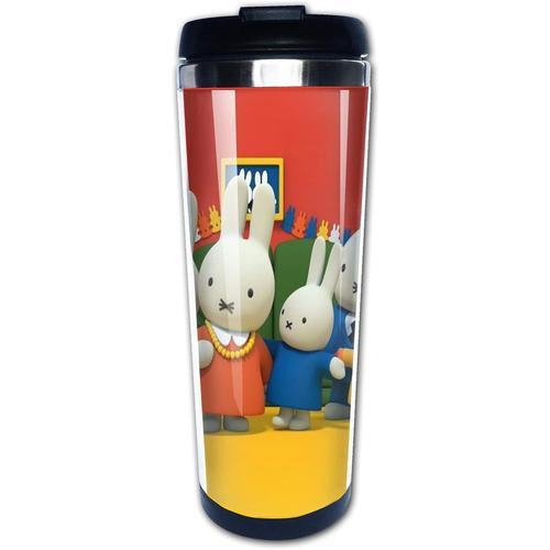 Miffy Travel Coffee Mugs Double Wall Vacuum Tumblers Insulated Mug-... on Productcaster.