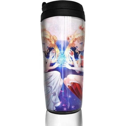 Sailor Moon Hand Painted Art Travel Coffee Mugs Double Wall Vacuum ... on Productcaster.