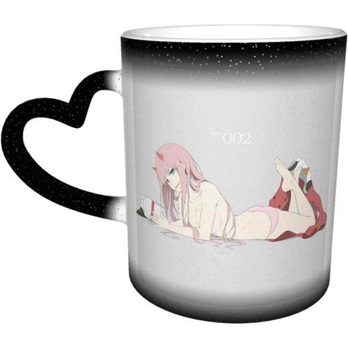 Zero Two Ceramic Heat Sensitive Color Changing Coffee Mug Tea Mugs&... on Productcaster.