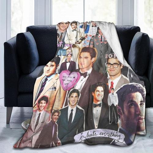 Darren Criss Couverture En Flanelle Légère, Douce, Chaude Et Confor... on Productcaster.