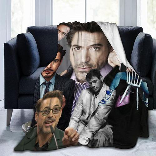 Robert Downey Jr Couverture En Flanelle Légère, Douce, Chaude Et Co... on Productcaster.