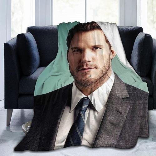 Chris Pratt Couverture En Flanelle Imprimée 3d En Peluche, Décorati... on Productcaster.