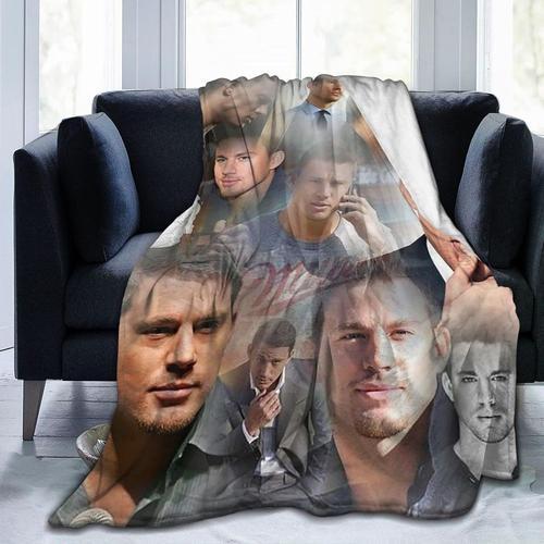 Channing Tatum Couverture Douce En Flanelle Ultra Douce Et Conforta... on Productcaster.