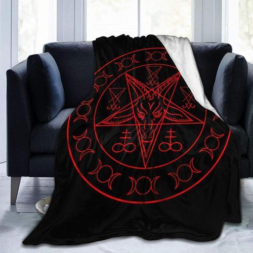 Couverture Imprimée Symboles Sataniques Wiccan Couverture En Flanel... on Productcaster.