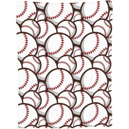 Couverture Ultra Douce En Flanelle De Baseball, Confortable, Moelle... on Productcaster.