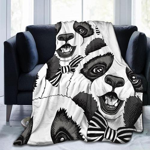 Couverture Panda En Flanelle Douce Et Confortable, Lavable Pour Lit... on Productcaster.