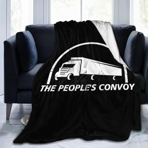 Couverture En Flanelle Imprimée The People's Convoi, Couverture Sim... on Productcaster.