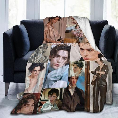 Couverture Ultra Douce Timothée Chalamet, Moelleuse Et Chaude, Anti... on Productcaster.