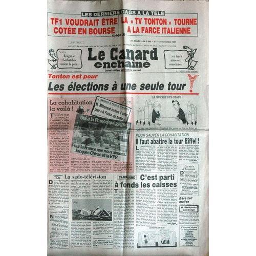 Canard Enchaine (Le) N° 3395 Du 20/11/1985 on Productcaster.