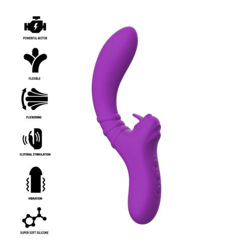 Intense - Harry Vibrateur Flexible Avec Languette Violet on Productcaster.