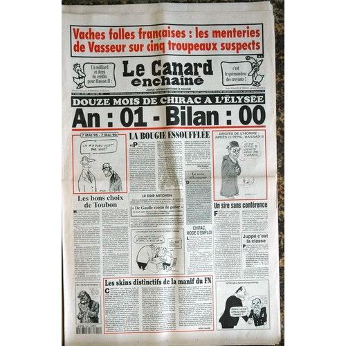 Canard Enchaine (Le) N° 3941 Du 08/05/1996 on Productcaster.