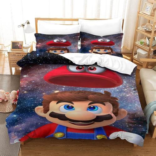 Super Mario Housses De Couette Pour Enfants Adolescents Adultes Ani... on Productcaster.