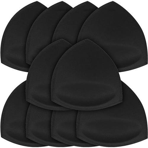 Lot De 5 Paires De Coussinets Triangulaires Amovibles (Noirs) Pour ... on Productcaster.