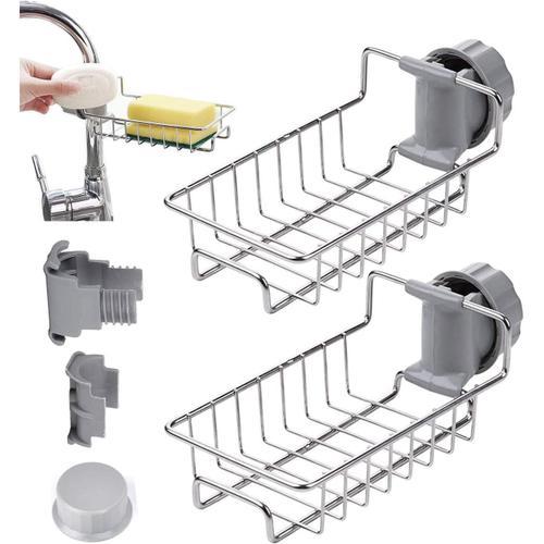 Porte-éponge pour Robinet de Cuisine, 2 Pièces Support de Rangement... on Productcaster.