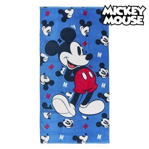 Serviette De Plage Mickey Mouse 75491 Coton Blue Marine on Productcaster.