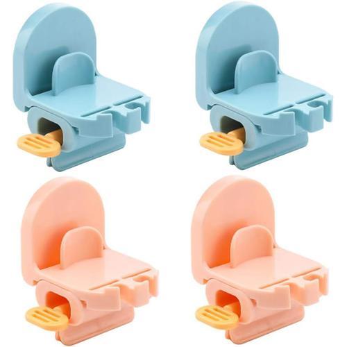 (Bleu, Rose) 4 pièces rouleau presse-dentifrice, porte-dentifrice, ... on Productcaster.