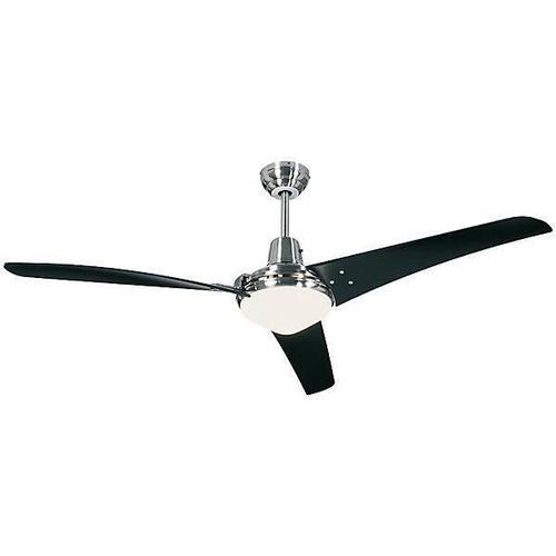 Ventilateur de plafond MIRAGE - Ø hélice 1400 mm laque noire / chro... on Productcaster.