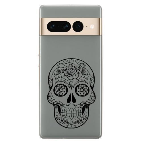 Coque Compatible Google Pixel 7 Pro Mort Noir Mexicaine Calavera on Productcaster.