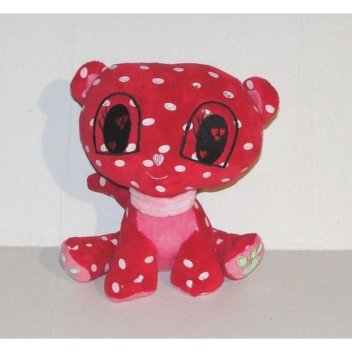 Peluche Chat Rouge A Pois Blanc Fun Toys on Productcaster.