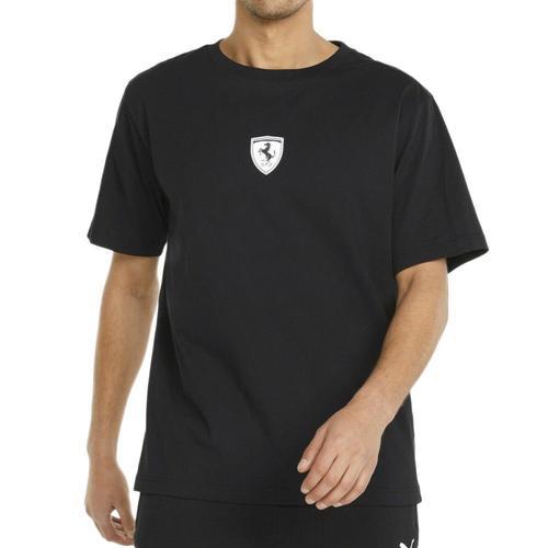 T-Shirt Noir Homme Puma Fd Ferrarirace on Productcaster.