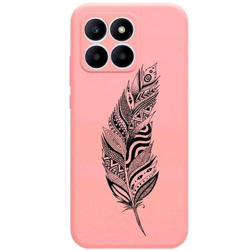 Coque Rose Pour Honor X6 Plumes on Productcaster.