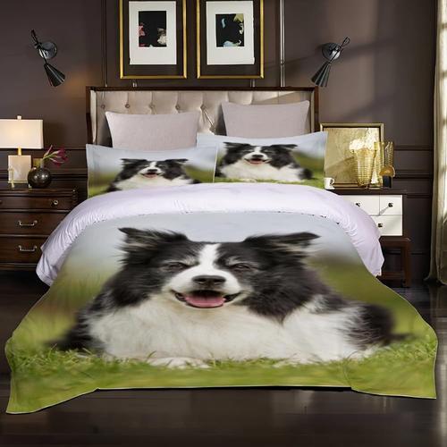 Parure De Lit Border Collie Personnes Xcm Adultes Housse De Couette... on Productcaster.