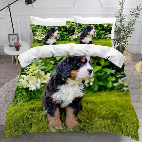 Housse De Couette Xcm Enfant D Chien De Montagne Bernois Parure De ... on Productcaster.