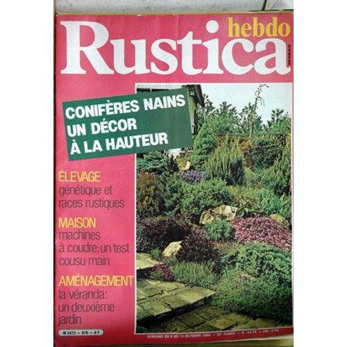 Rustica Hebdo N° 876 Du 08/10/1986 on Productcaster.