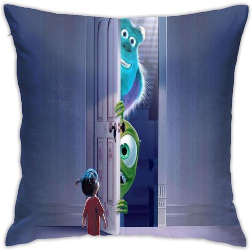 Monster University Housse De Coussin Carrée Tendance Et Durable, Ta... on Productcaster.