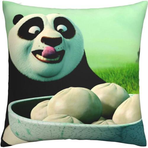 Kungfu Panda Housses De Coussin Douces 45 X 45 Cm Taies D'oreiller ... on Productcaster.