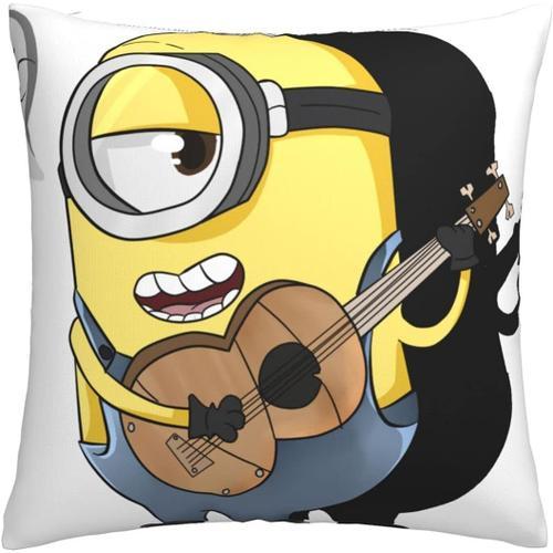 Housse De Coussin Minions Douce Et Confortable, Impression Double F... on Productcaster.