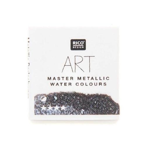 Peinture Aquarelle Métallique 1/2 Godet - Noir Perle on Productcaster.