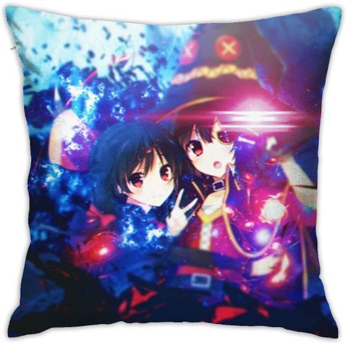 Konosuba Anime Housse De Coussin Respirante De Luxe, 45,7 X 45,7 Cm... on Productcaster.