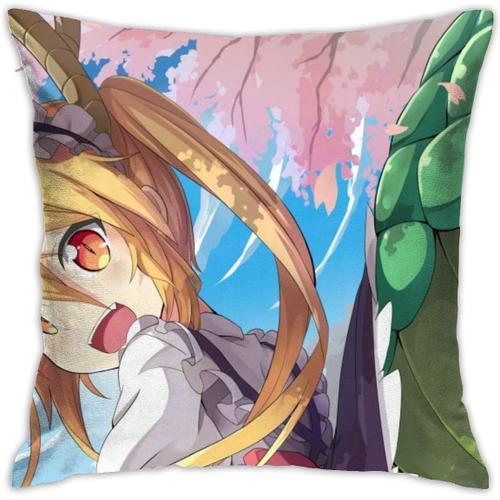 Miss Kobayashi's Dragon Maid Anime Housse De Coussin Respirante De ... on Productcaster.