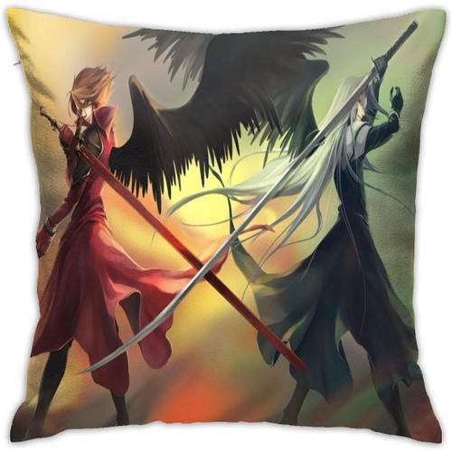 Final Fantasy Crisis Core Anime Style Home Square Comfort Taie D'or... on Productcaster.