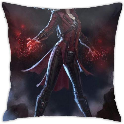 Housse De Coussin Scarlet Witch 45,7 X 45,7 Cm, Taie D'oreiller Mod... on Productcaster.