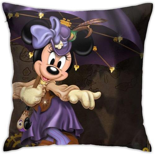 Housse De Coussin Parapluie Minnie, Taie D'oreiller Décorative Carr... on Productcaster.