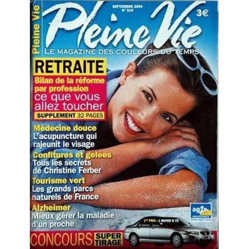 Pleine Vie N° 219 Du 01/09/2004 on Productcaster.