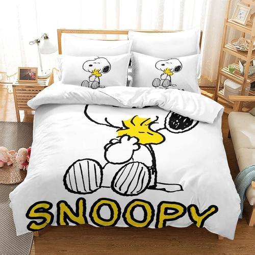 Housse De Couette Snoopy, Housse De Couette De Dessin Anim¿¿, Adapt... on Productcaster.