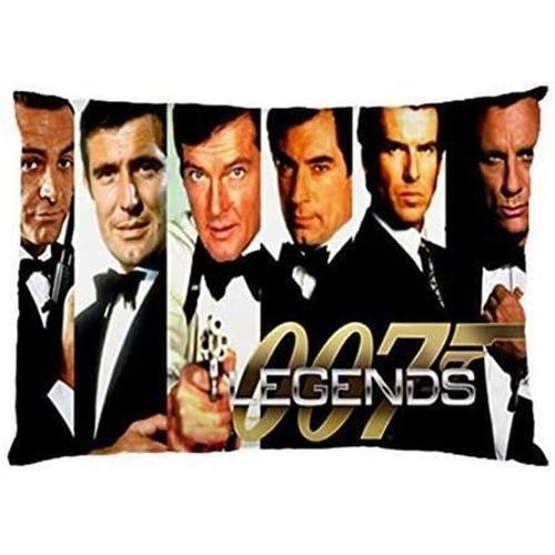 Taie D'oreiller James Bond En Taille 18 X 26 Et 2 Images Latérales ... on Productcaster.