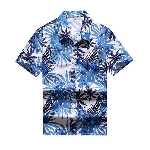 Chemise Hawaïenne À Manches Courtes Pour Hommes,26 Couleurs,Mode D'... on Productcaster.