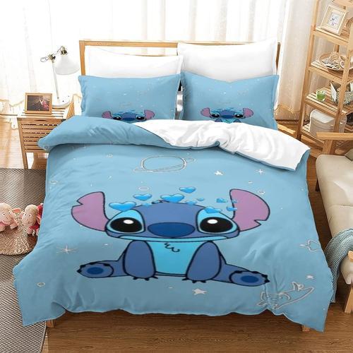 Parure De Lit Stitch Lilo & Stitch, Housse De Couette Pour Enfants,... on Productcaster.