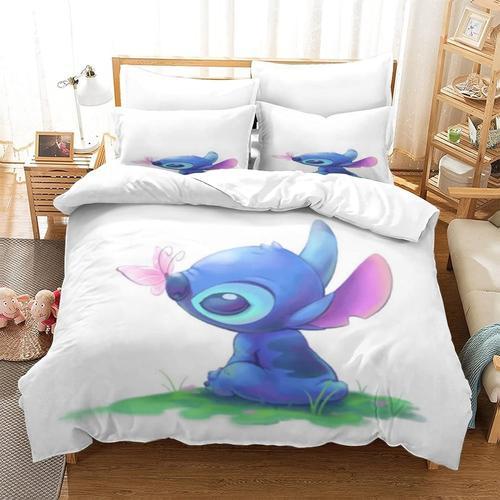 Stitch 3 Pi¿¿Ces Ensembles De Housse De Couette De Dessin Anim¿¿ Po... on Productcaster.