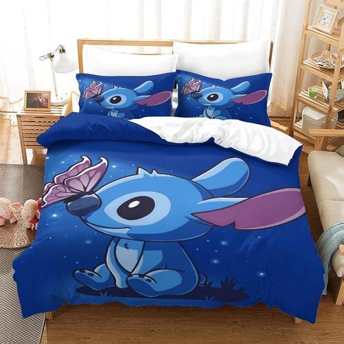 Housse De Couette Stitch Cartoon ¿C Parure De Lit En Microfibre ¿C ... on Productcaster.