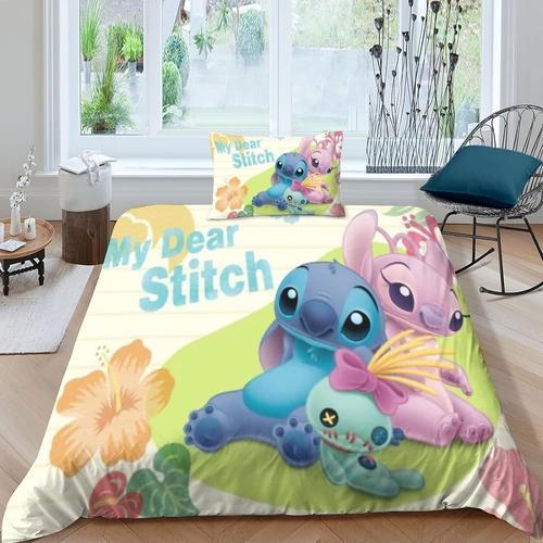 Lilo Et Stitch Ensemble De Literie Housse De Couette En Microfibre ... on Productcaster.