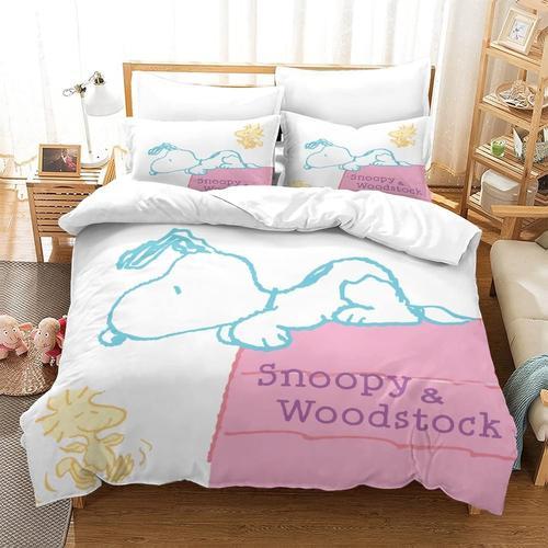 Snoopy Parure De Lit Antiallergique Housse De Couette Dessin Anim¿¿... on Productcaster.