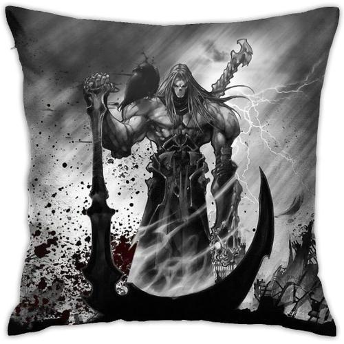 Housse De Coussin De La Mort, Taie D'oreiller Décorative, 45cm X 45cm on Productcaster.